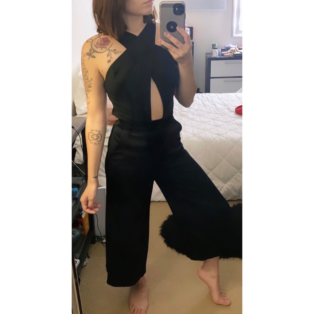 Dressy Cropped Jumpsuit